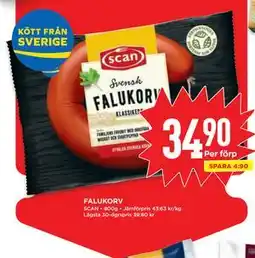 Willys FALUKORV, SEK 34.9 erbjuda