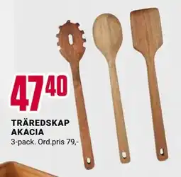 ÖoB TRÄREDSKAP AKACIA, SEK 47.4 erbjuda
