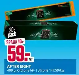ÖoB AFTER EIGHT, SEK 59 erbjuda
