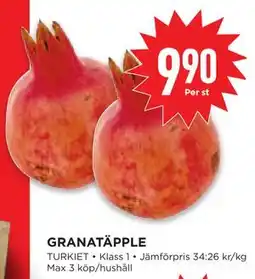 Willys Hemma GRANATÄPPLE, SEK 9.9 erbjuda