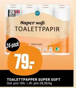 ÖoB TOALETTPAPPER SUPER SOFT, Medlemspris erbjuda