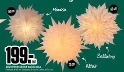 ÖoB ADVENTSSTJÄRNA SNÖFLINGA, SEK 199 erbjuda