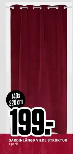 ÖoB GARDINLÄNGD VILDE STRUKTUR, SEK 199 erbjuda