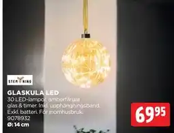 Jem&Fix GLASKULA LED, SEK 69.95 erbjuda