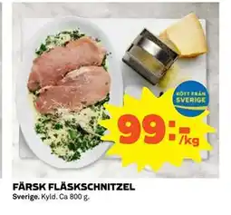 Coop Daglivs FÄRSK FLÄSKSCHNITZEL, SEK 99 erbjuda