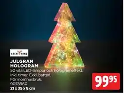 Jem&Fix JULGRAN HOLOGRAM, SEK 99.95 erbjuda