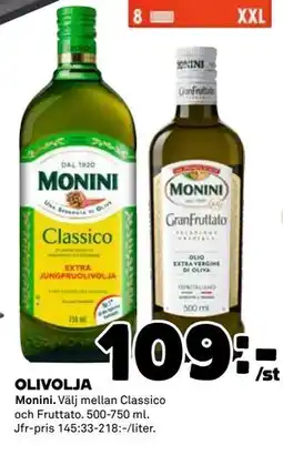 Coop Daglivs OLIVOLJA, SEK 109 erbjuda