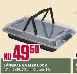 ÖoB LÅNGPANNA MED LOCK, SEK 49.5 erbjuda