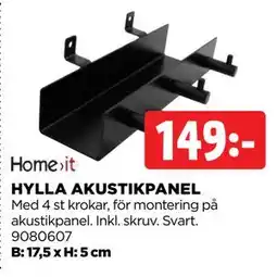 Jem&Fix HYLLA AKUSTIKPANEL, SEK 149 erbjuda
