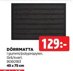 Jem&Fix DÖRRMATTA, SEK 129 erbjuda