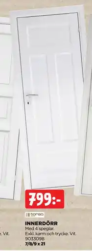 Jem&Fix INNERDÖRR, SEK 799 erbjuda