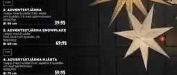 Jem&Fix ADVENTSSTJÄRNA HJÄRTA, SEK 59.95 erbjuda