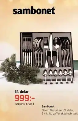 Önska Sambonet, SEK 999 erbjuda