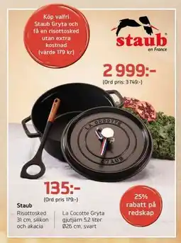 Önska Staub erbjuda