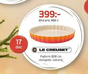 Önska Pajform Ø28 cm, SEK 399 erbjuda