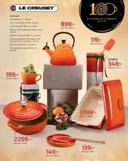 Önska Le Creuset erbjuda