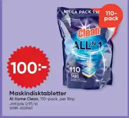 DollarStore MASKINDISKTABLETTER erbjuda