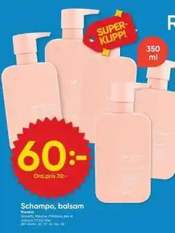 DollarStore SCHAMPO, BALSAM erbjuda