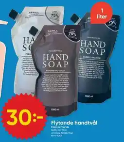 DollarStore FLYTANDE HANDTVÅL erbjuda