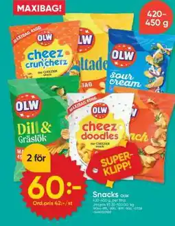 DollarStore Snacks OLW erbjuda