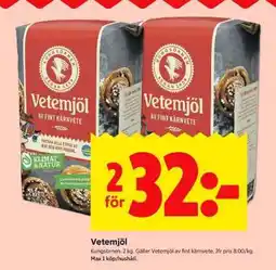 ICA Supermarket VETEMJÖL erbjuda