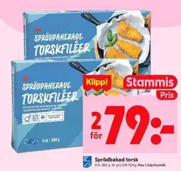 ICA Supermarket SPRÖDBAKAD TORSK erbjuda