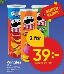 DollarStore Pringles erbjuda