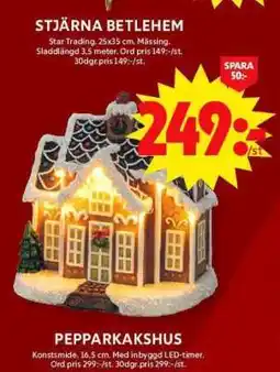 ICA Supermarket PEPPARKAKSHUS erbjuda