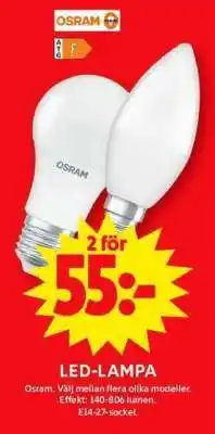 ICA Supermarket LED-Lampa erbjuda