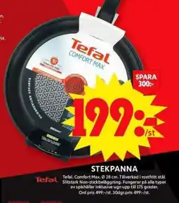 ICA Supermarket Tefal Comfort Max Stekpanna erbjuda