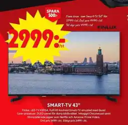 ICA Supermarket FINLUX SMART-TV 43 erbjuda