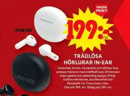 ICA Supermarket Urbanista Austin Trådlösa Hörlurar In-Ear erbjuda
