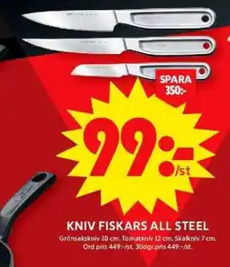 ICA Supermarket KNIV FISKARS ALL STEEL erbjuda