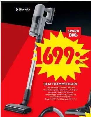 ICA Supermarket Skaftdammsugare erbjuda