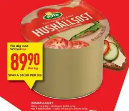 Willys Hushållsost erbjuda