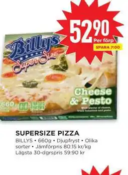 Willys SUPERSIZE PIZZA erbjuda