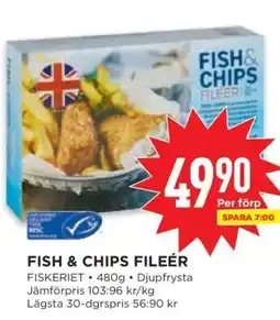 Willys FISH & CHIPS FILEÉR erbjuda
