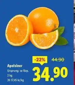 Lidl Apelsiner erbjuda