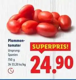 Lidl Plommontomater erbjuda