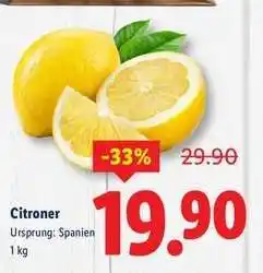 Lidl Citroner erbjuda