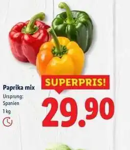 Lidl Paprika mix erbjuda