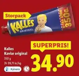 Lidl Kalles kaviar original erbjuda