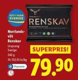 Lidl Norrlandsvilt renskav erbjuda