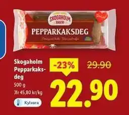 Lidl Skogaholm Pepparkaksdeg erbjuda