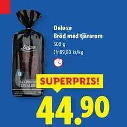 Lidl Deluxe Bröd med tjärarom erbjuda