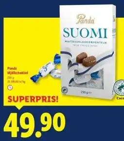 Lidl Panda Mjölkchoklad erbjuda