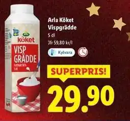 Lidl Arla Köket vispgrädde erbjuda