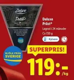 Lidl DELUXE Präst erbjuda