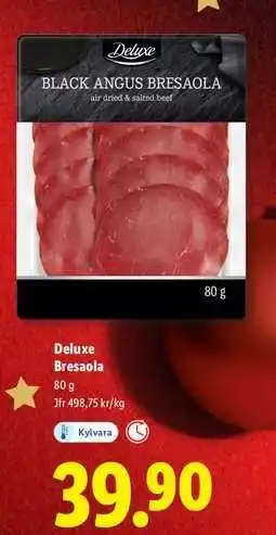 Lidl Deluxe Bresaola erbjuda