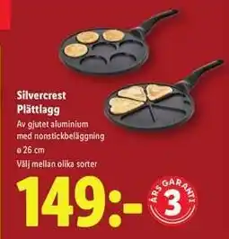 Lidl Silvercrest Plättlagg erbjuda
